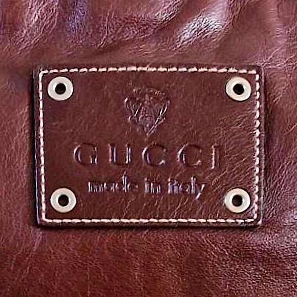 MGUCCI Leather Top Zip Overnight Travel Laptop Work Messenger Bag w/ Woven Strap - Picture 3 of 16